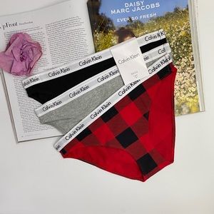 NWT Calvin Klein 3pc Bikini Panty Set